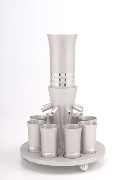 SET OF 8 CUPS - FOUNTAIN002 - Agayof Judaica