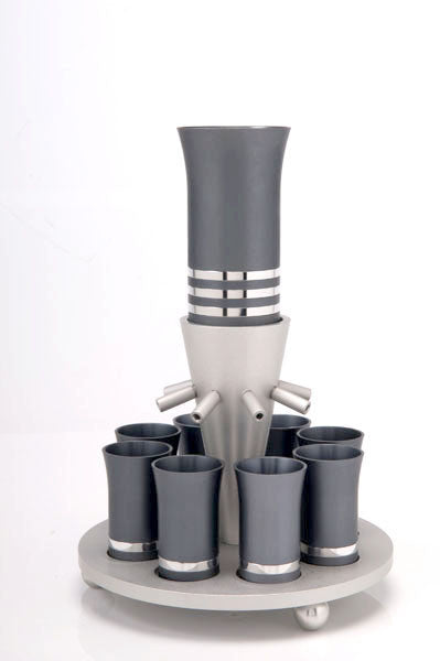 SET OF 8 CUPS - FOUNTAIN004 - Agayof Judaica