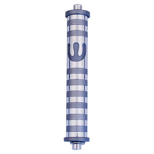 STRIPES MEZUZAH - MEDIUM - MZ-034 - Agayof Judaica