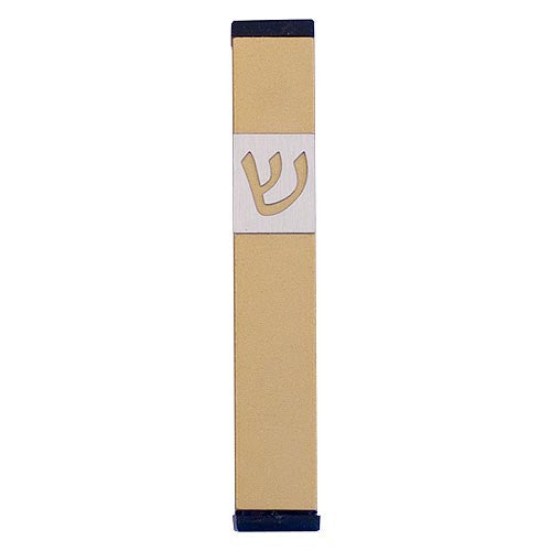 CLASSIC SHIN MEZUZAH - MINI - MZ-106 - Agayof Judaica