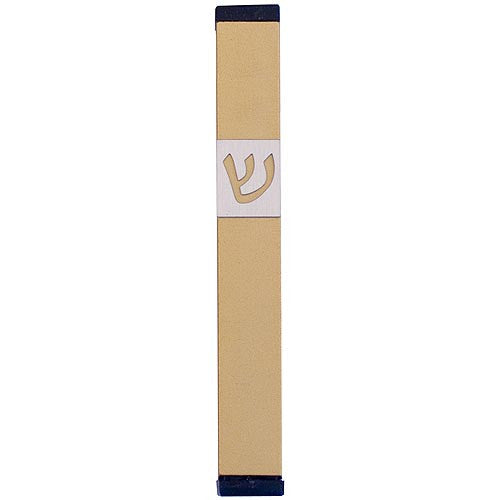 CLASSIC SHIN MEZUZAH - MEDIUM - MZ-116 - Agayof Judaica