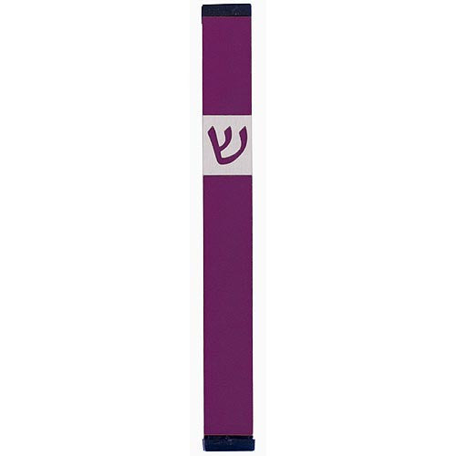 CLASSIC SHIN MEZUZAH - LARGE - MZ-131 - Agayof Judaica