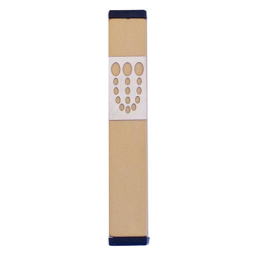 DOTS SHIN MEZUZAH - SMALL - MZ-146 - Agayof Judaica