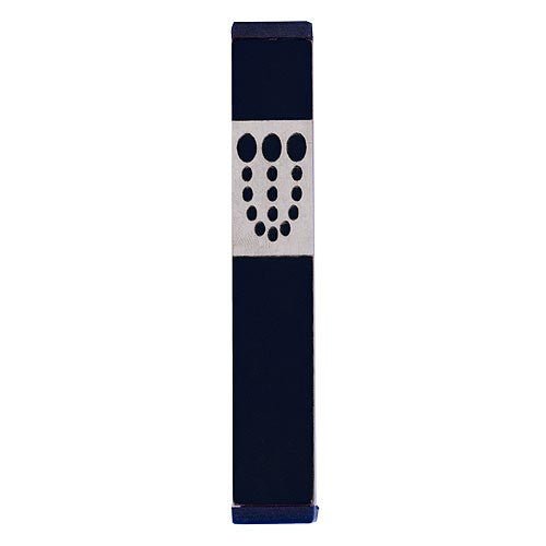DOTS SHIN MEZUZAH - SMALL - MZ-155 - Agayof Judaica