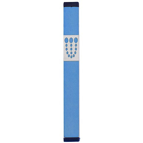 DOTS SHIN MEZUZAH - LARGE - MZ-170 - Agayof Judaica