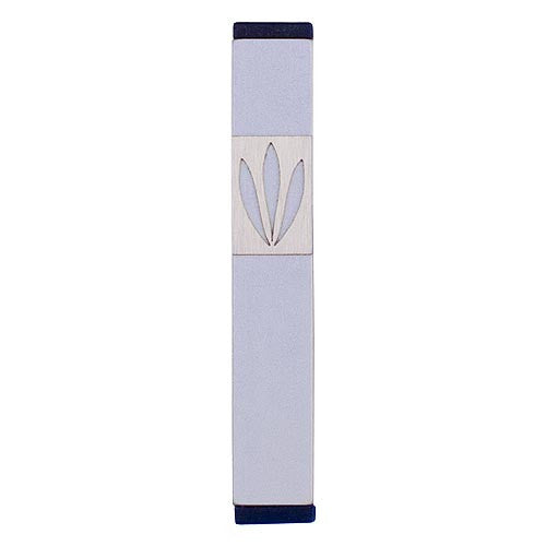 LEAVES SHIN MEZUZAH - SMALL - MZ-187 - Agayof Judaica
