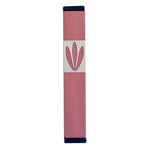 LEAVES SHIN MEZUZAH - SMALL - MZ-194 - Agayof Judaica