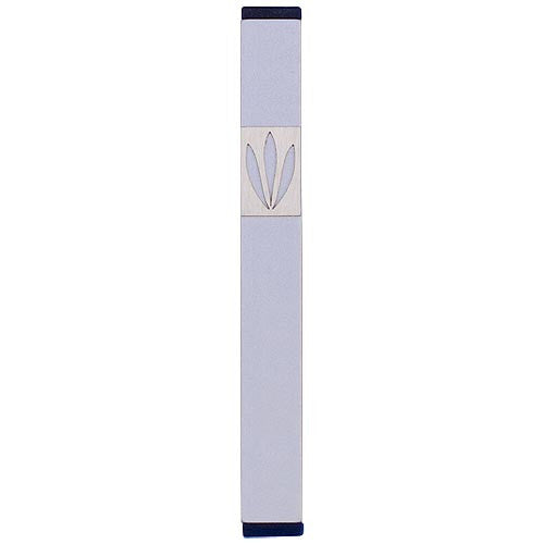LEAVES SHIN MEZUZAH - MEDIUM - MZ-197 - Agayof Judaica