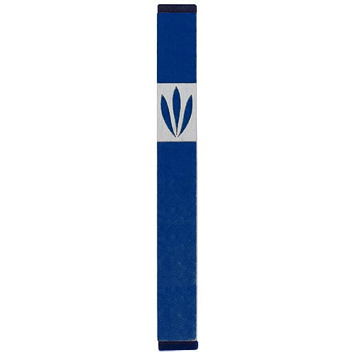 LEAVES SHIN MEZUZAH - MEDIUM - MZ-199 - Agayof Judaica
