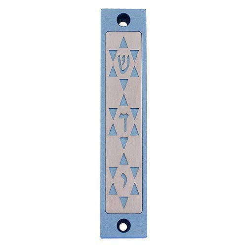 3 STARS SERIES - TEAL - MZ288 - Agayof Judaica