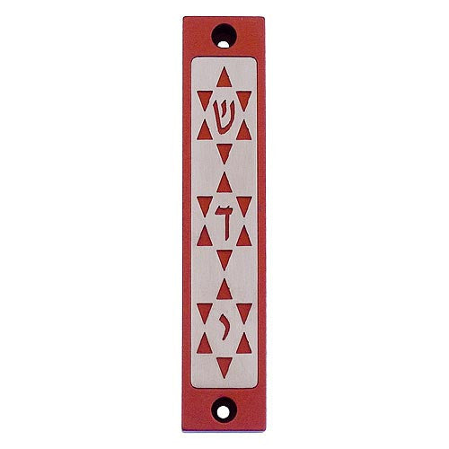 3 STARS SERIES - RED - MZ291 - Agayof Judaica