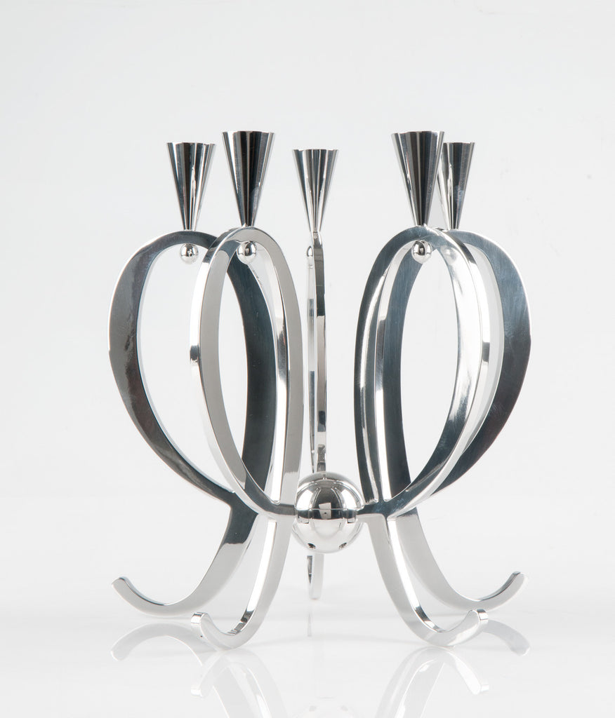 THE FAMILY CANDELABRA - EXPANDABLE & SHINY - Agayof Judaica