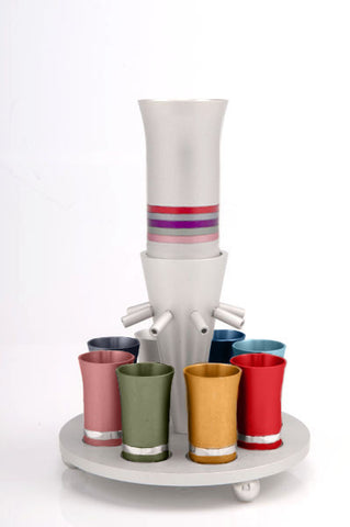 SET OF 8 CUPS - Agayof Judaica