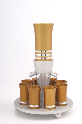 SET OF 8 CUPS - FOUNTAIN003 - Agayof Judaica