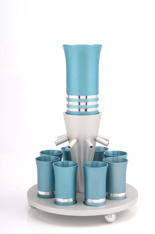 SET OF 8 CUPS - FOUNTAIN005 - Agayof Judaica