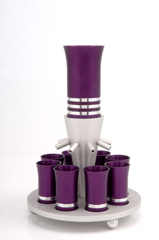 SET OF 8 CUPS - FOUNTAIN007 - Agayof Judaica