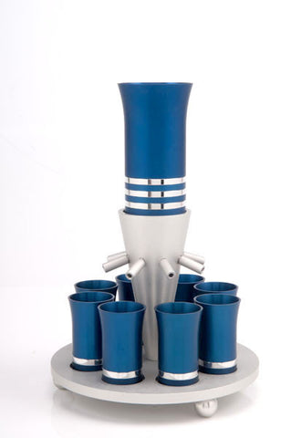 SET OF 8 CUPS - FOUNTAIN010 - Agayof Judaica