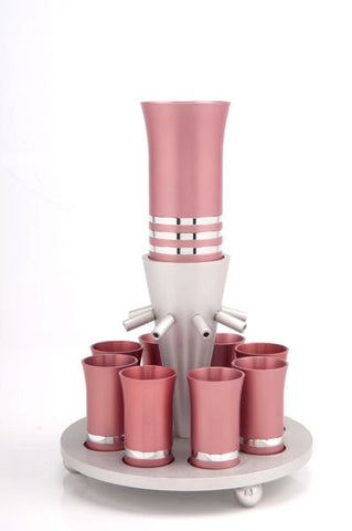 SET OF 8 CUPS - FOUNTAIN014 - Agayof Judaica