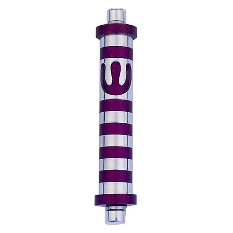 STRIPES MEZUZAH - SMALL - MZ-026 - Agayof Judaica