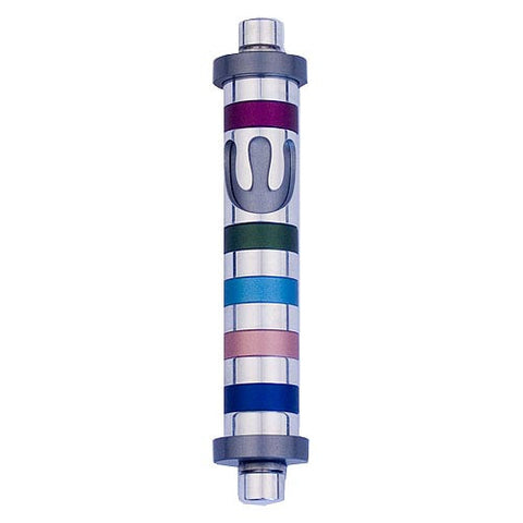 STRIPES MEZUZAH - SMALL - MZ-031 - Agayof Judaica