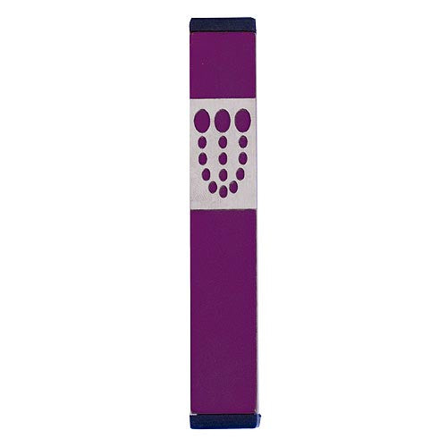 DOTS SHIN MEZUZAH - SMALL - MZ-151 - Agayof Judaica