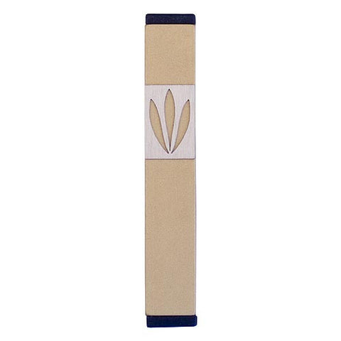 LEAVES SHIN MEZUZAH - SMALL - MZ-186 - Agayof Judaica