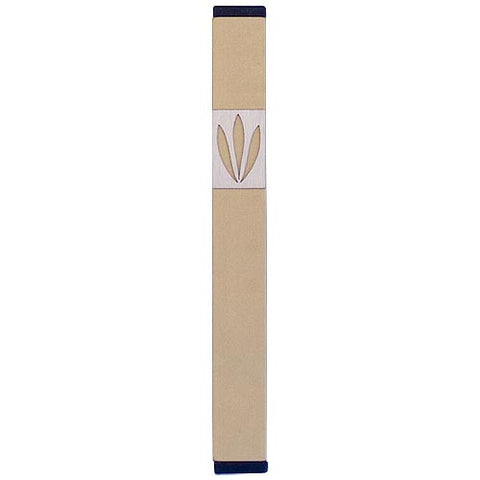 LEAVES SHIN MEZUZAH - MEDIUM - MZ-196 - Agayof Judaica