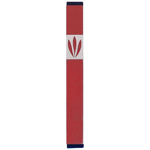 LEAVES SHIN MEZUZAH - MEDIUM - MZ-203 - Agayof Judaica