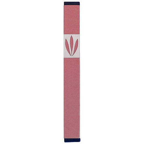 LEAVES SHIN MEZUZAH - MEDIUM - MZ-204 - Agayof Judaica