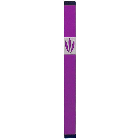 LEAVES SHIN MEZUZAH - XL - MZ-221 - Agayof Judaica