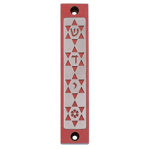 4 STARS SERIES - RED - MZ321 - Agayof Judaica